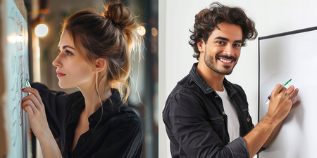 Marker do tablic Uni PWB-202 niebieski