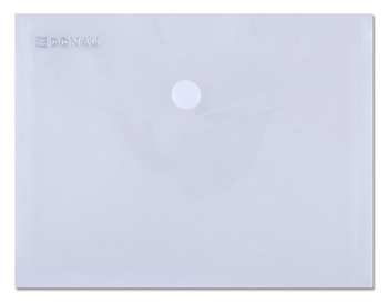 Teczka kopertowa Donau A6 transparentna