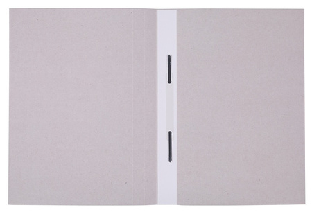 Skoroszyt OFFICE PRODUCTS Budget, karton, z listwą, nadruk, A4, 250gsm, biały