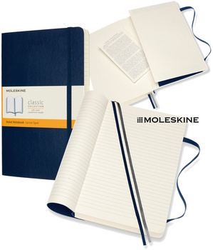 Notatnik Moleskine Classic L (13x21cm) linie niebieski