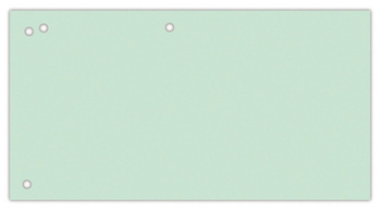 Przekładki kartonowe Office Products 1/3 A4 zielone (100)