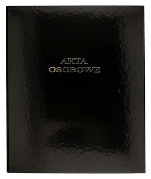 Teczka do akt osobowych Barbara A4/32mm 2R czarna