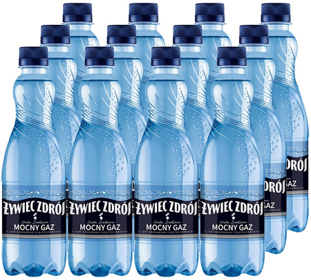 Woda Żywiec Zdrój 0.5L gazowana (12)