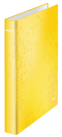 Segregator ringowy Leitz Wow A4/25mm 4R żółty