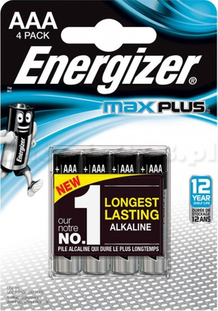 Baterie Energizer Max Plus AAA LR3 1.5V (4)