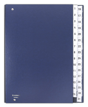 Teczka korespondencyjna Donau A4 1-31 granatowa