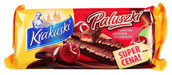 CIASTKA KRAKUSKI PALUSZKI 144g WIŚNIOWA GALARETKA