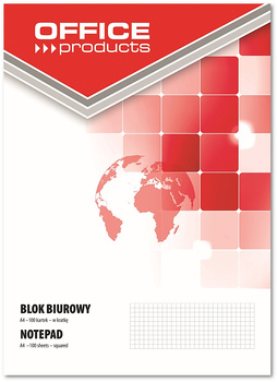 Blok biurowy Office Products A4/100k kratka