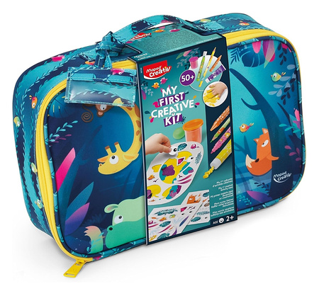 Walizeczka z akcesoriami plastycznymi Maped Creativ Jungle Fever