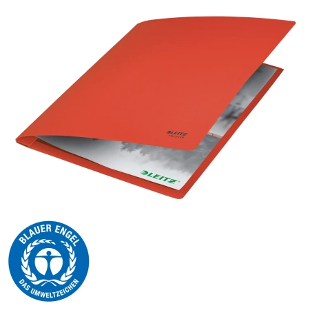 Skoroszyt kartonowy Leitz Recycle A4 czerwony