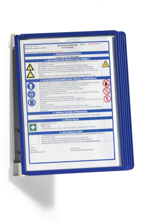 Panele prezentacyjne Durable Vario Wall 5 (na ścianę) granatowe