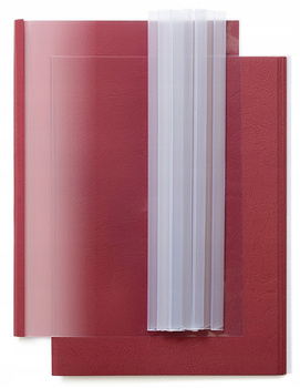 Zestaw do oprawy dokumentów Dovre Express A4/4.5mm ciemnoczerwony (10)