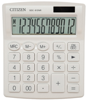 Kalkulator Citizen SDC-812NR biały