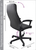 Fotel biurowy Office Products Krete czarny