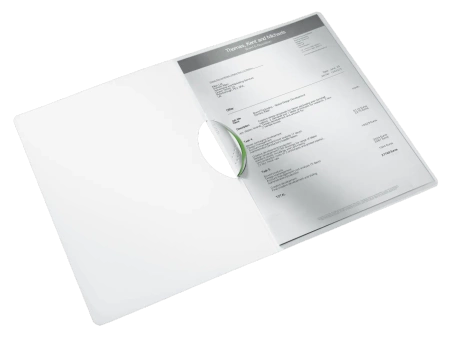 Skoroszyt z klipsem Leitz Wow A4 30k zielony