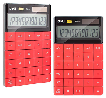 Kalkulator Deli 1589 czerwony