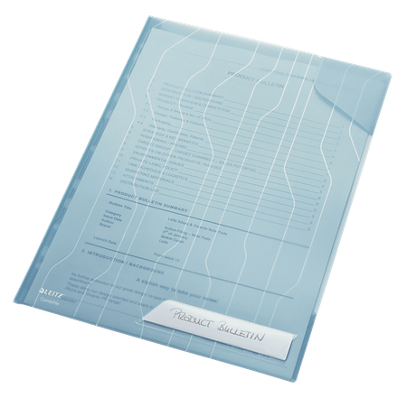 FOLDER LEITZ COMBIFILE A4 NIEBIESKI TRANSPARENTNY (5)