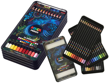 Kredki ołówkowe Uni POSCA 36 kolorów