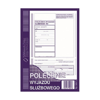 POLECENIE WYJAZDU SŁUŻBOWEGO A5 (OFFSET)