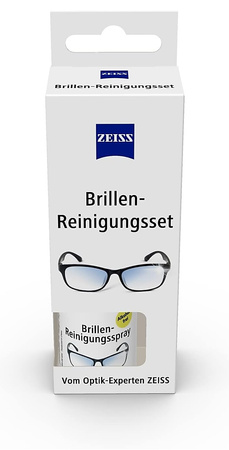Zestaw do czyszczenia okularów i wyświetlaczy ZEISS, ściereczka z mikrofibry + spray czyszczący