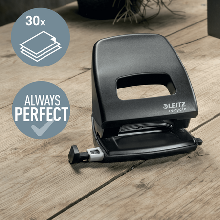 Dziurkacz Leitz Nexxt Recycle 5003 czarny