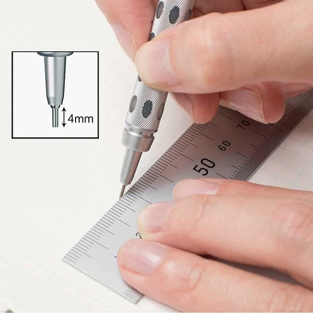 Ołówek automatyczny Pentel GraphGear 1000 0.3mm srebrny