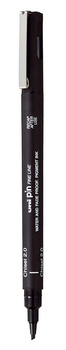 Cienkopis kreślarski Uni Pin-200 2.0mm ścięty czarny