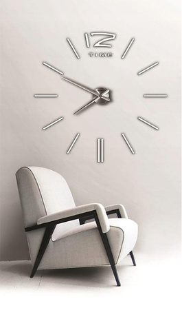 Zegar ścienny Esperanza San Marino 3D biały