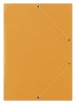 Teczka kartonowa z gumką Donau A4/400g pomarańczowa