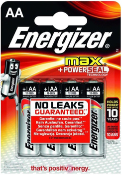 Baterie Energizer Max AA LR6 1.5V (4)