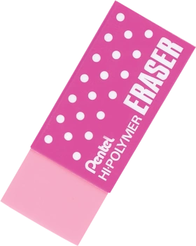 Gumka Pentel Hi-Polymer różowa