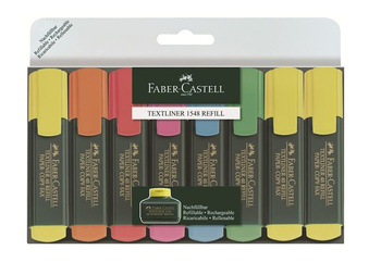 ZAKREŚLACZE FABER-CASTELL 48 5 KOLORÓW+3 ŻÓŁTE