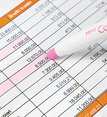 Zakreślacz w sztyfcie Amos Candy lawendowy