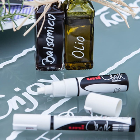 Markery kredowe Uni PWE-5M 8 kolorów