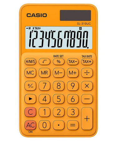 KALKULATOR CASIO SL-310UC POMARAŃCZOWY