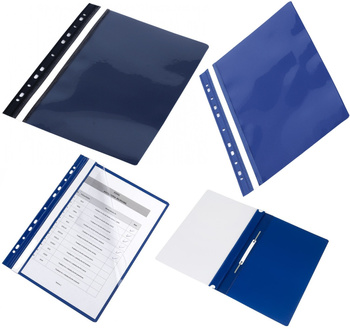 Skoroszyt wpinany MyOffice A4 PCV niebieski (20)