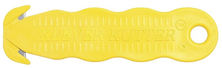 Nóż bezpieczny Klever Kutter KCJ żółty