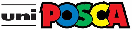 Markery z farbą plakatową Uni POSCA PC-5M 16 kolorów