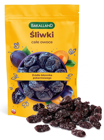 Śliwki suszone Bakalland 300g całe owoce