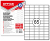 Etykiety Office Products A4 38x21.2mm białe (100)