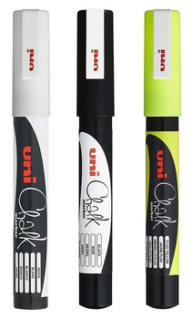 Marker kredowy Uni Chalk PWE-3MS żółty