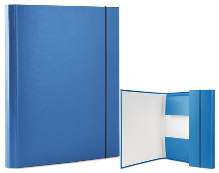 Teczka z gumką OFFICE PRODUCTS, PP, A4/30, 3-skrz., czerwona