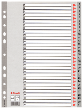 PRZEKŁADKI PP ESSELTE A4 1-31