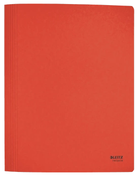 Skoroszyt kartonowy Leitz Recycle A4 czerwony