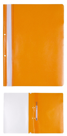 Skoroszyt OFFICE PRODUCTS, PP, A4, 2 otwory, 100/170mikr., wpinany, czarny