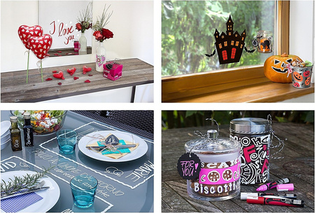 Marker kredowy Uni Chalk PWE-17K czarny