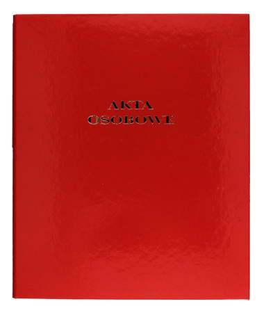 Teczka do akt osobowych Barbara A4/32mm 2R czerwona