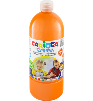 Farba tempera Carioca 1000ml pomarańczowa