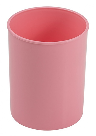 Pojemnik na długopisy DONAU LIFE, pastel, 95x75mm, okrągły, pomarańczowy