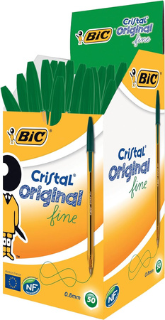 Długopis BiC Cristal Fine zielony